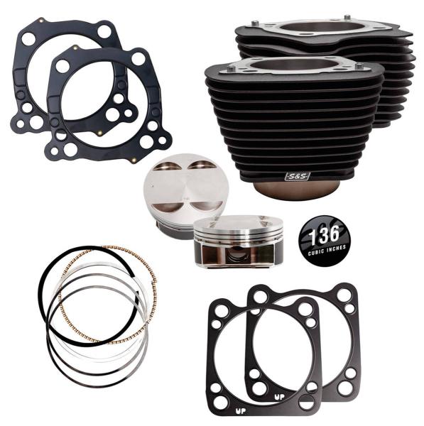 S&S 131CI & 136CI BIG BORE STROKER ZYLINDER FÜR MILWAUKEE EIGHT - S&S CYCLE