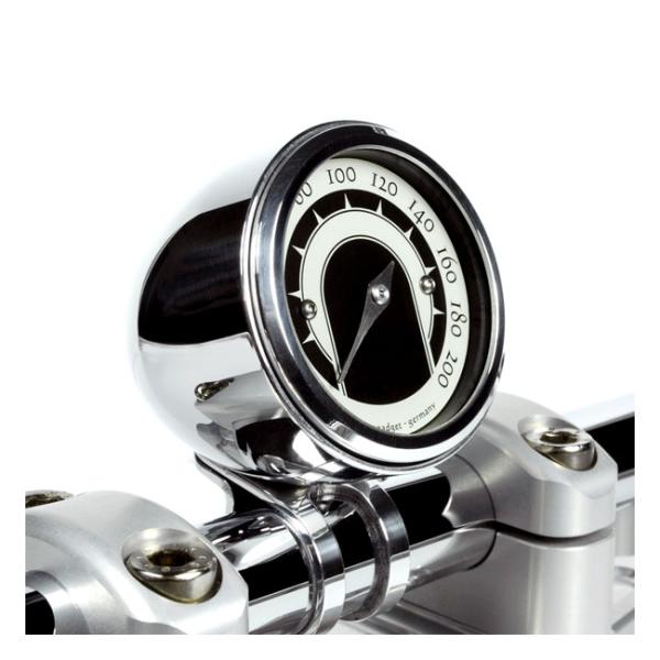 Motogadget - Tiny mount cup 'Streamline' 22mm. Polished - Motogadget, Tiny Mount Cup 'Streamline' 22mm. Poliert
