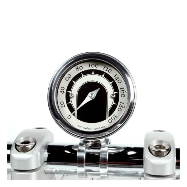 Motogadget - Tiny mount cup 'Streamline' 22mm. Polished - Motogadget, Tiny Mount Cup 'Streamline' 22mm. Poliert