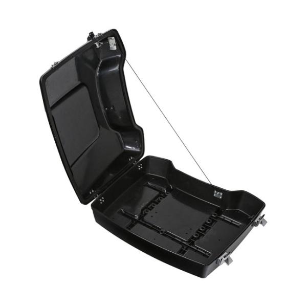 Low profile Tour Pack trunk. Black Tour-Pak Koffer Top case für Harley Davidson Tourer 97-13 FLT/Touring Street Glide, Road Glide, Road King