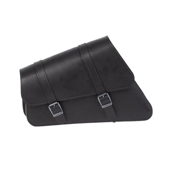 Sporster  Leder Schwingentasche links, 6,5 Liter. Schwarz - Für Harley Davidson All XL Sportster