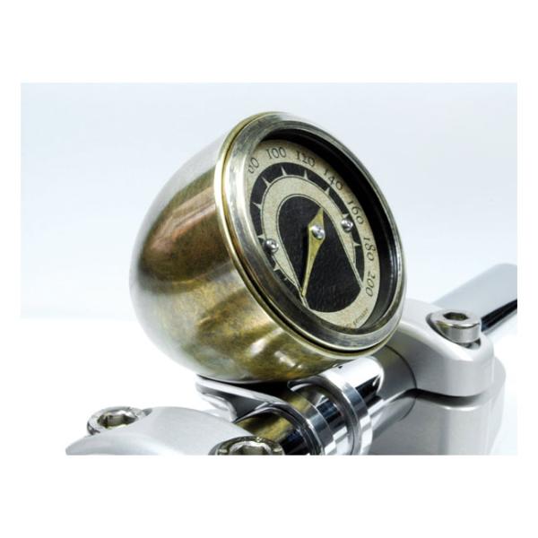 Motogadget - Tiny mount cup 'Vintage Brass' 1". Black - Motogadget, Winziger Montagebecher 'Vintage Brass' 1". Vintage-Messing