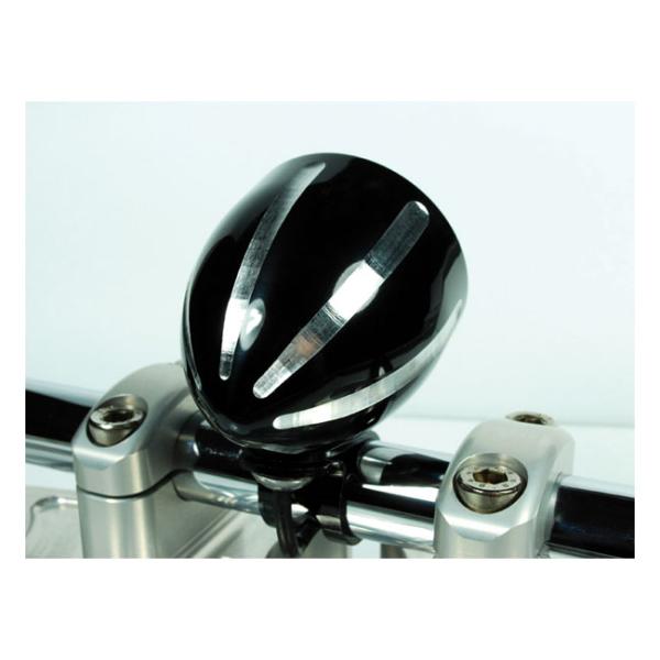 Motogadget - Tiny mount cup 'Grooved' 1". Black CC - Motogadget, Tiny Mount Cup 'Grooved' 1". Schwarz CC