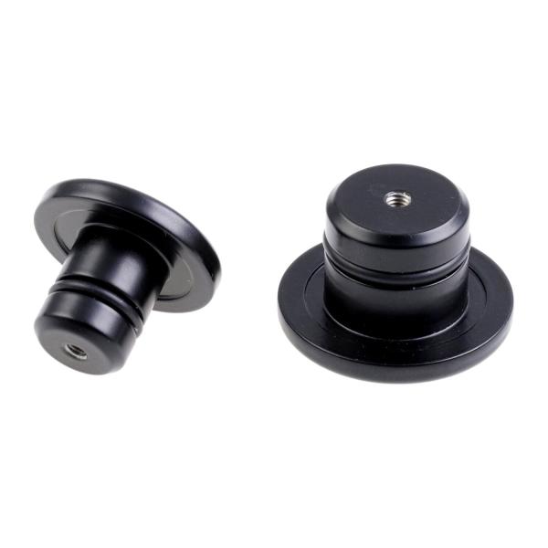 Cult-Werk vorne axle Abdeckungsset. glänzend schwarz – 21-26 RH1250S Sportster S; 22-26 RH975 Nightster; 23-26 RH975S Nightster Special