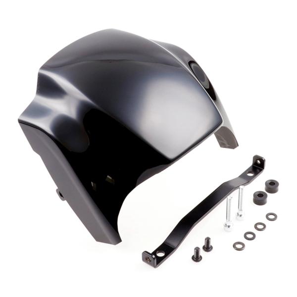 Cult-Werk Scheinwerfermaske Set "NRS style". glänzend schwarz – 21-26 RH1250S Sportster S