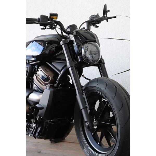 Cult-Werk, headlamp & mask kit ''NRS style. Gloss black