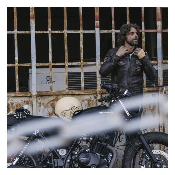 Holy Freedom Zero Evo Jacket Black - Motorrad Lederjacke in Schwarz