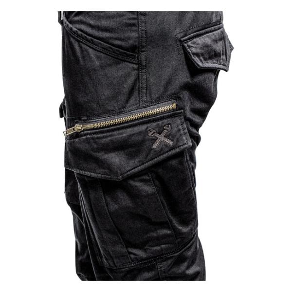 John Doe Stroker Cargo XTM Pants Schwarz Motorrad Textilhose Unisex size