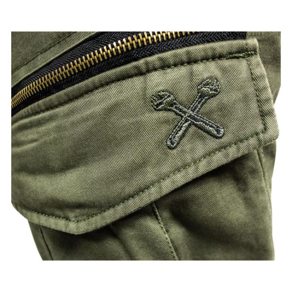 John Doe Stroker Cargo XTM Pants Oliv Grün Motorrad Textilhose Unisex size