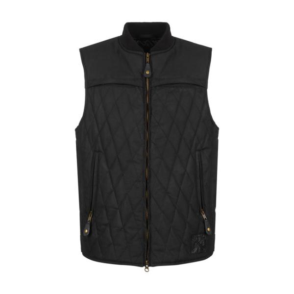 John Doe Lowrider Wax Vest Black - John Doe Lowrider Wachsweste Schwarz Weste