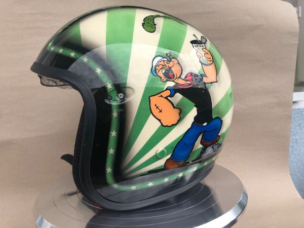 Airbrush Helm nach Wunsch