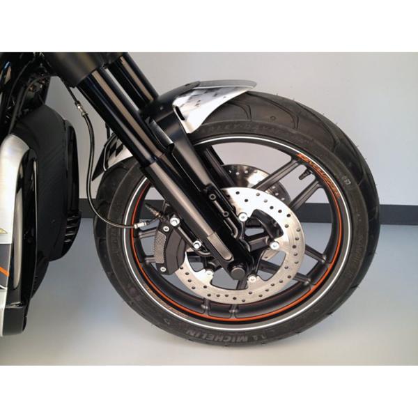 Cult-Werk 2-teilig unten Gabelrohr-Abdeckungsset, glänzend schwarz – 12-17 VRSCR V-Rod; Night Rod Special; Muscle (NU)