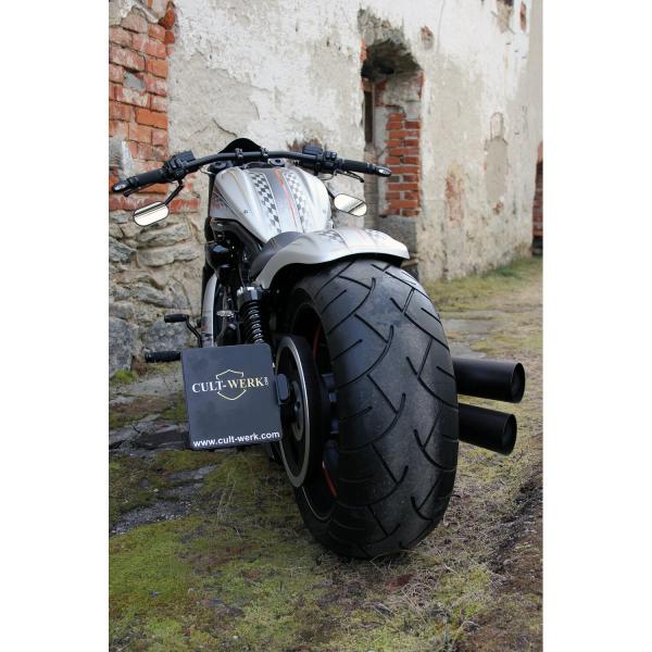 Cult-Werk seitlicher Kennzeichenhalter. Austria – 02-17 V-Rod (NU)