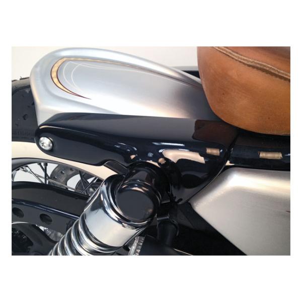 Cult-Werk, XL short fender strut covers. Gloss black für harley Davidson - 04-22 XL Sportster