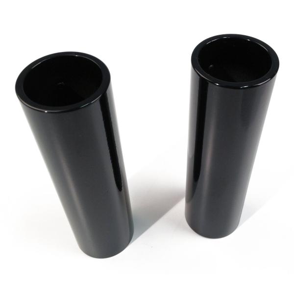 Cult-Werk 2-teilig oberes Gabelabdeckungsset. glänzend schwarz – 04-22 Sportster (excl