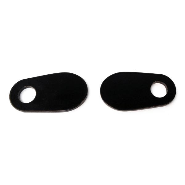 Cult-Werk Blinker mount Set. hinten. No angle. schwarz – Most Softail; Dyna; XL Sportster; Custom use