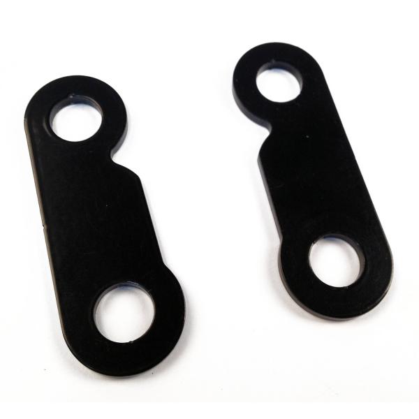 Cult-Werk Blinker Halterung set. vorne. schwarz – 86-15 XL Sportster (NU)