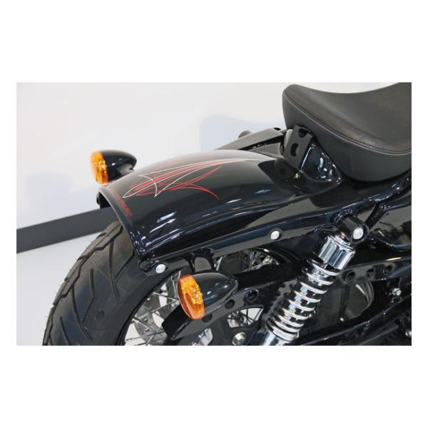 Cult-Werk, XL 'Bobber' rear fender. Gloss black für harley Davidson - 04-22 XL Sportster