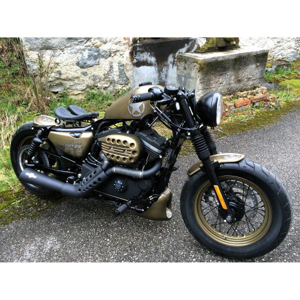 Cult-Werk bug spoiler ''Bobber''. mattschwarz – 04-22 XL Sportster (NU)