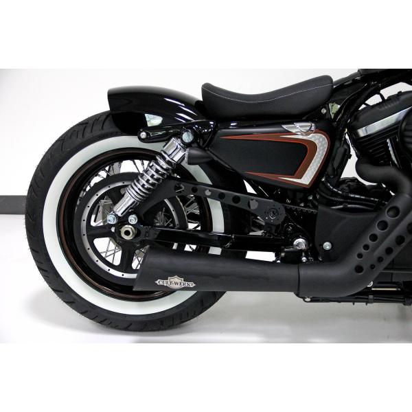 Cult-Werk oben Riemenschutz lang, schwarz – 04-22 XL Sportster (NU)