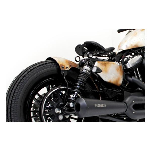 Cult-Werk, XL Sportster swingarm fender. Matte black - Heckfender Bobber für harley Davidson - 04-22 XL Sportster
