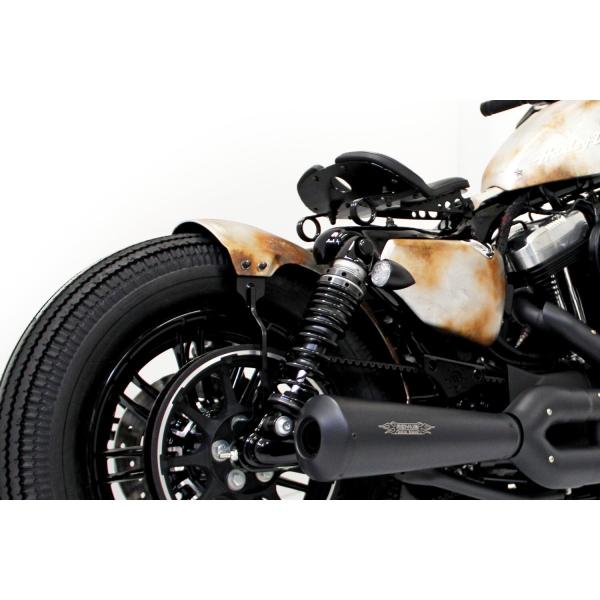 Cult-Werk XL Sportster swingarm fender. mattschwarz – 04-22 XL Sportster (NU)