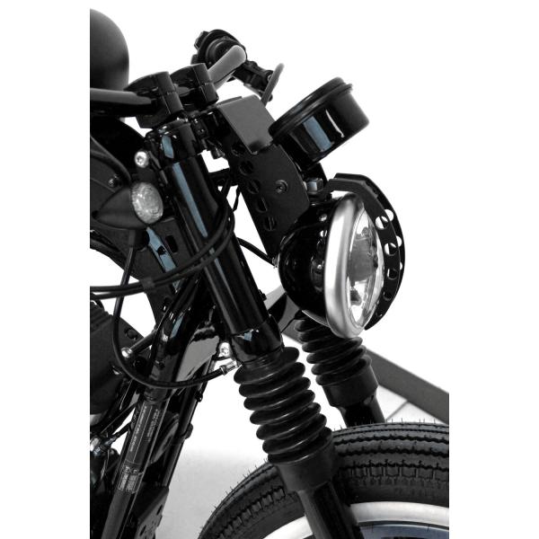 Cult-Werk 6-teilig Gabelrohr-Abdeckungsset. glänzend schwarz – 04-22 Sportster (excl
