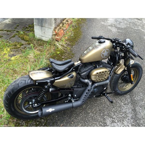 Cult-Werk solo Sitzbank Set ''Old School'' – 04-22 XL Sportster (NU)