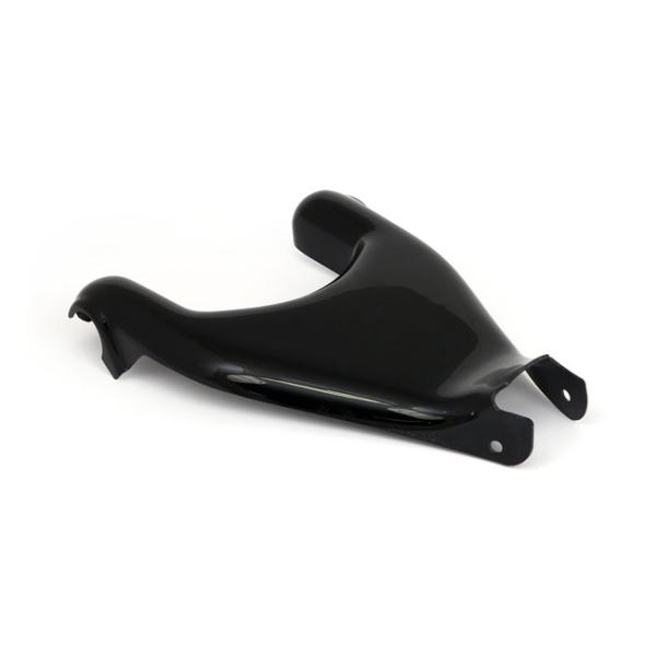 Cult-Werk Frame Cover. Short, long black  Unpainted gloss black - Bobber Sitzplatte lang für XL Sporster 04-22
