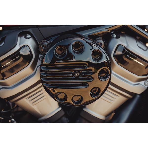 Cult-Werk Luftfilter Abdeckung Slotted. glänzend schwarz – 22-26 RH975 Nightster; 23-26 RH975S Nightster Special