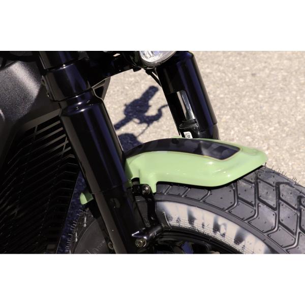 Cult-Werk Frontfender "Old School". glänzend schwarz – 15-24 Indian Scout