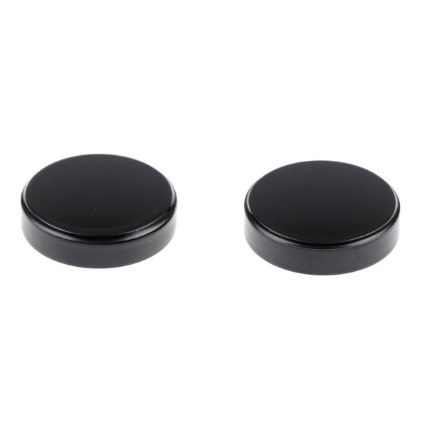 Cult-Werk fork tube cap bolt Abdeckungsset. glänzend schwarz – 18-24 Indian Scout Bobber