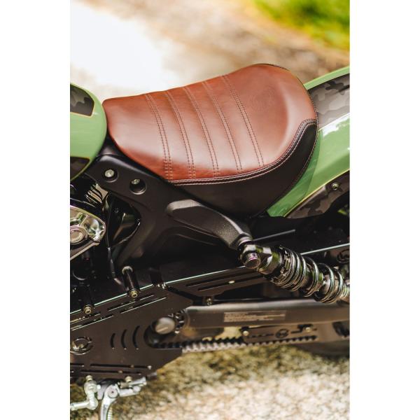 Cult-Werk Abdeckungen für hintere Federbeinbefestigung, schwarz – Indian Scout Bobber, Baujahre 2018–2024