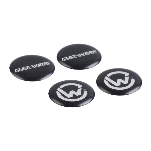 Cult-Werk camshaft Abdeckung set. glänzend schwarz – 17-24 Indian Scout