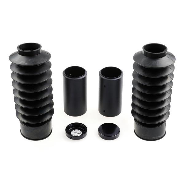 Cult-Werk 6-piece fork tube Abdeckungsset Medium. glänzend schwarz – 18-24 Indian Scout Bobber
