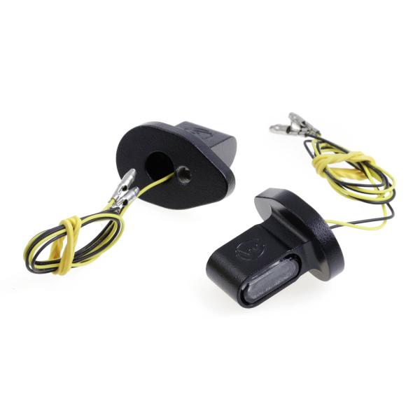 Cult-Werk ''Shorty'' vorne Blinker kit. schwarz – 15-24 Indian Scout