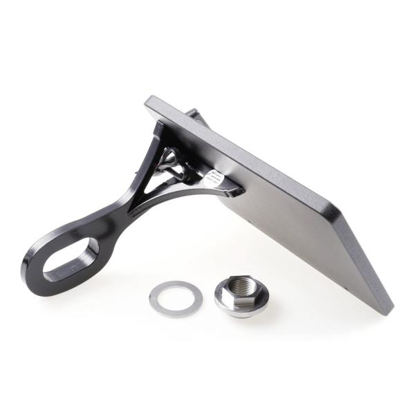 Cult-Werk side mount Kennzeichenhalter. schwarz. Austria – 18-26 Softail (excl. 19-20 FXDRS)