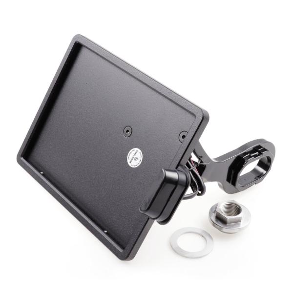 Cult-Werk side mount Kennzeichenhalter. schwarz. Austria – 18-26 Softail (excl. 19-20 FXDRS)