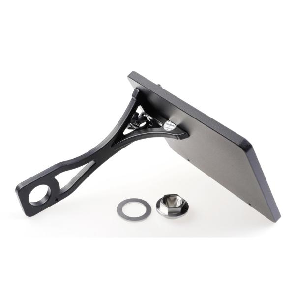 Cult-Werk side mount Kennzeichenhalter. schwarz. Austria – 15-17 Dyna (NU)