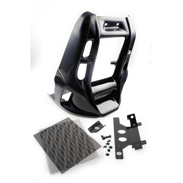 Cult-Werk radiator Abdeckung ''Racing''. glänzend schwarz – Softail: 18-20(NU)FXBR Breakout 107; 18-22(NU)FXBRS Breakout 114; 23-25 FXBR/S Breakout 117; 19-20(NU)FXDRS 107