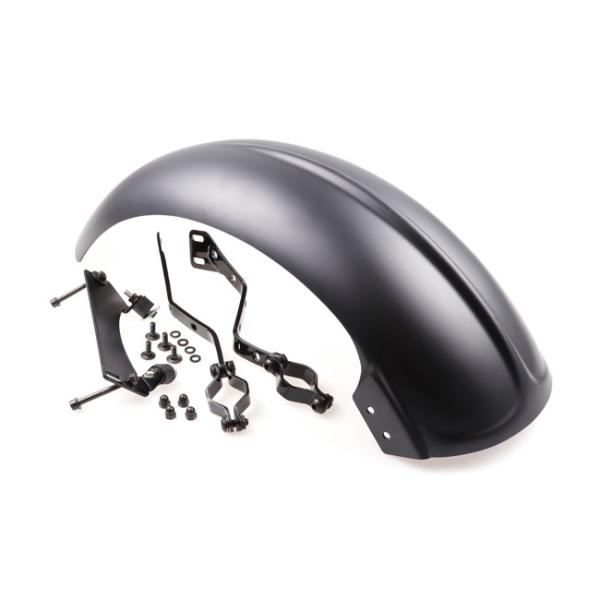 Cult-Werk, rear fender 'Old School'. Black - Heckfender Bobber für harley Davidson - 21-24 FXBBS Street Bob 114; 18-20, FXBB Street Bob 107; 20-24 FXST Softail Standard 107