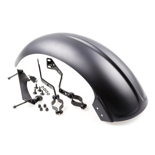 Cult-Werk Heckfender ''Old School''. schwarz – 18-26 Softail FXBB/S; FXST: 25-26 FXBB Street Bob 117; 21-24(NU)FXBBS Street Bob 114; 18-20(NU)FXBB Street Bob 107; 20-24 FXST(NU)Softail Standard 107