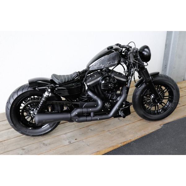 Cult-Werk XL Sportster Heckfender ''Low''. glänzend schwarz – 04-22 XL Sportster (NU)