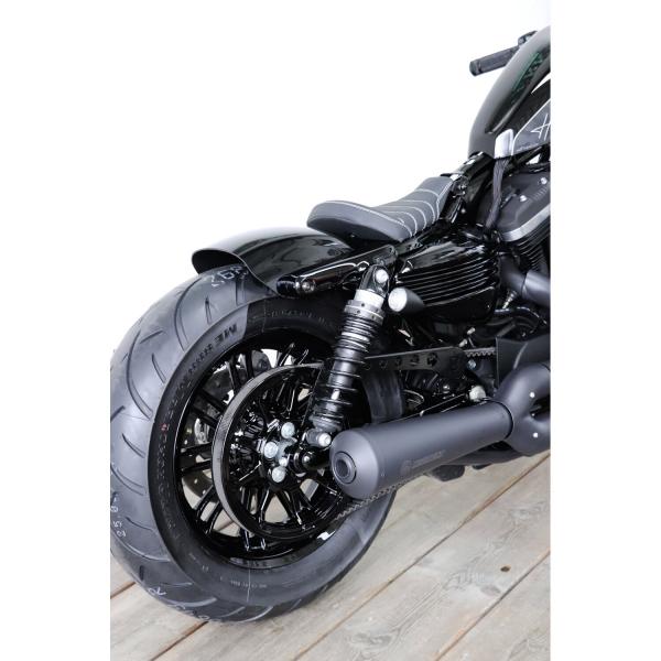 Cult-Werk XL Sportster Heckfender ''Low''. glänzend schwarz – 04-22 XL Sportster (NU)