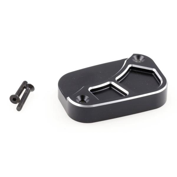 Cult-Werk master cylinder Abdeckung ''Racing''. schwarz – 08-25 Touring (excl. 23-25 FLTRXSE; 24-25 FLTRXSTSE; 23-25 FLHXSE; 24-25 FLHX; 2025 FLHXU; 24-25 FLTRX); 09-13 & 18-25 Trikes; 06-17 V-Rod. (brake)