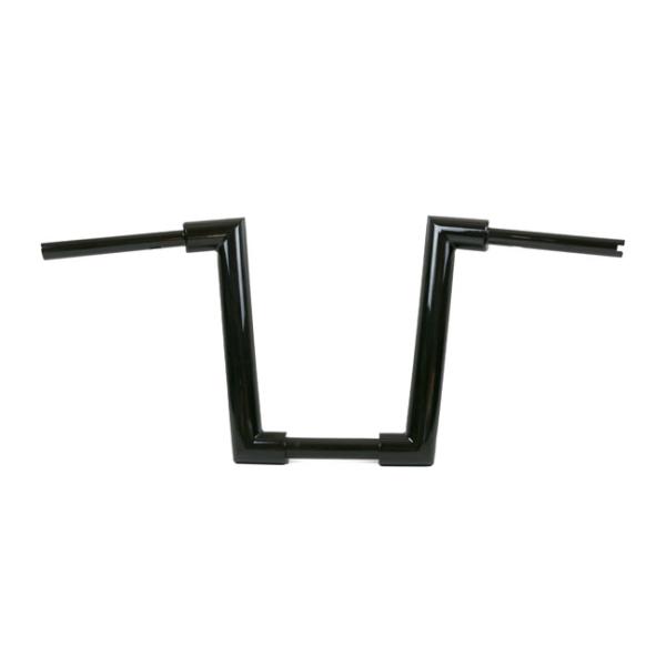 Kodlin, 2" Str8Up handlebar tall 38 cm cm high. Black - Ape Hanger FAT Kodlin in 2 Zoll Höhe 38 cm in schwarz für 18-23 M8 Fat Boy