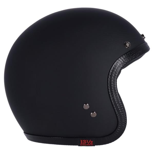 13 1/2 Skull bucket helmet matt black, Size L