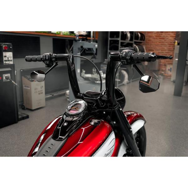 Killer Custom, Killer Bull 2" fat bar. 10" rise Lenkrad für Harley-Davidson® 82-24 H-D mech. & e-throttle 18-24 Fatboy