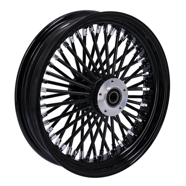 MCS radial 48 fat spoke front wheel 3.50 x 16 SF black – 04-05 FXDWG
