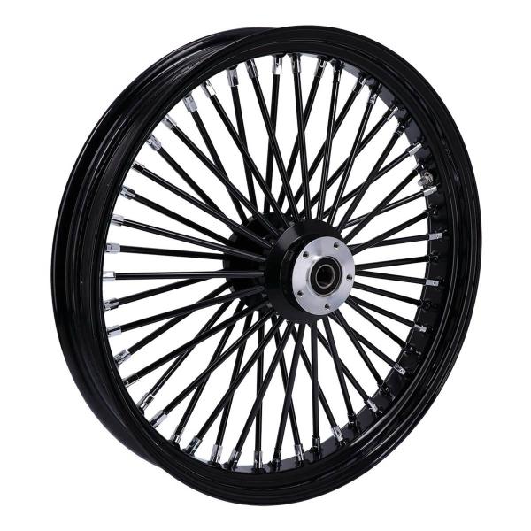 MCS-Radialspeichen-Vorderrad mit 48 Fat Spoke, 3.50 x 23, DF, schwarz – Custom-Anwendungen